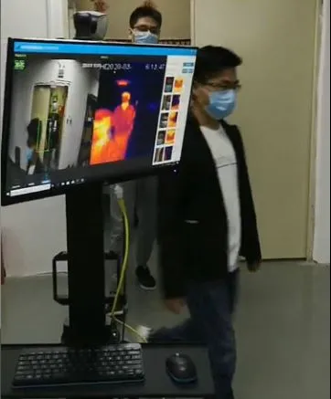 Thermometer camera system