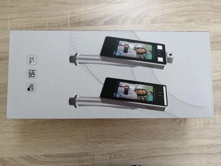 Temperature Body Face Recognition Scanner Support Card Reader And Fever Alarm